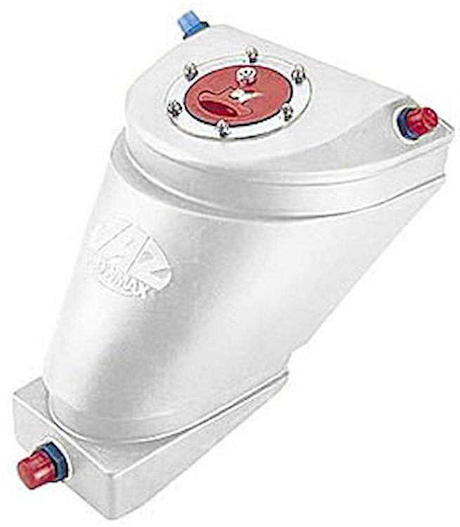 SFI-Certified Drag Race Fuel Cell Flow Max Vertical 3-Gallon Natural with Foam