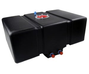 Drag Race Fuel Cell 16-Gallon Horizontal Black without Foam