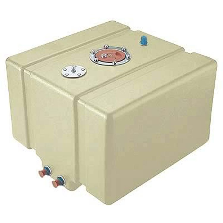 Drag Race Fuel Cell 16-Gallon Horizontal Natural without Foam