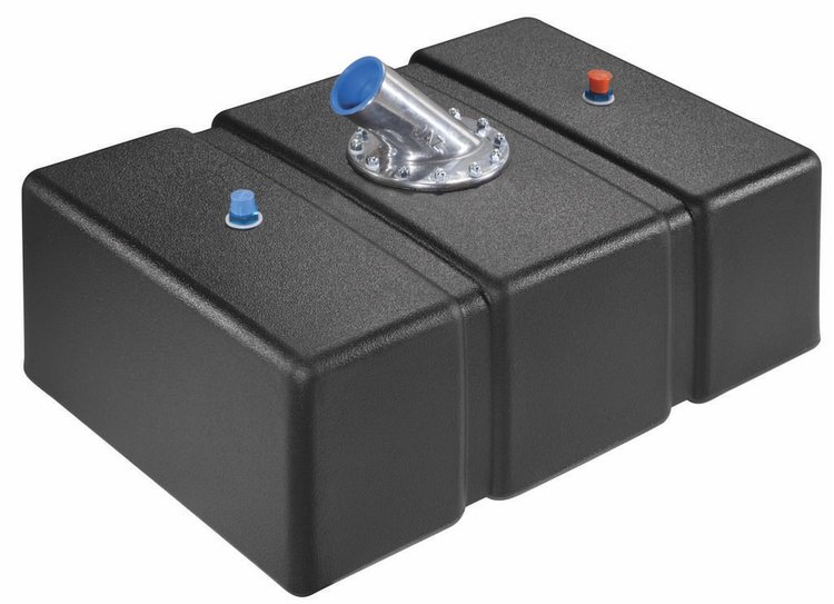 Circle Track Remote Fill Fuel Cell 8-Gallon Black with Foam