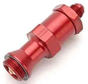Holley Carburetor Filtered Fuel Bowl Inlet Fitting -06AN Inlet
