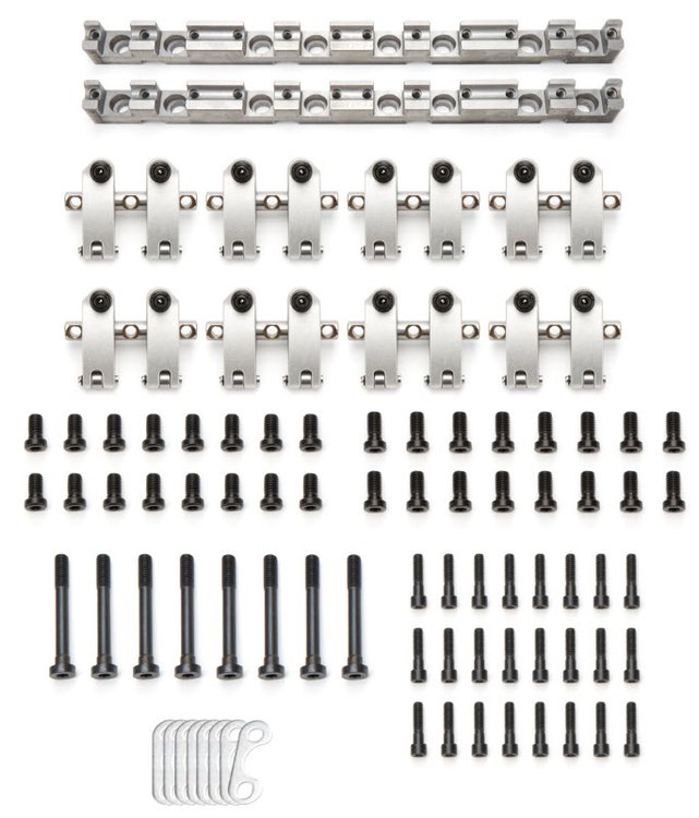 KSS-335050 Sportsman Series Aluminum Shaft Mount Rocker Arms for Chevy Small Block Engines [1.5 Ratio]