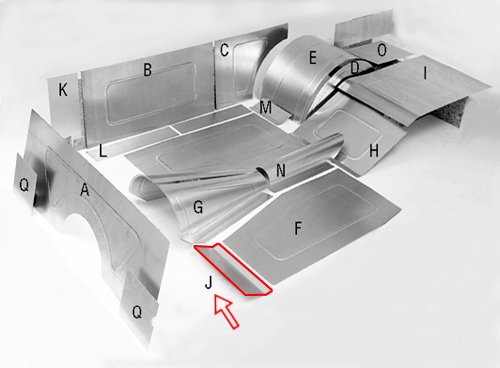 Aluminum Front Side Floors J