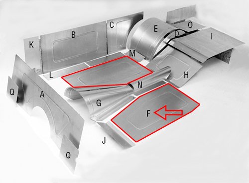 Aluminum Main Floor Panels F