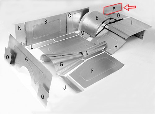 Aluminum Rear Side Panels P
