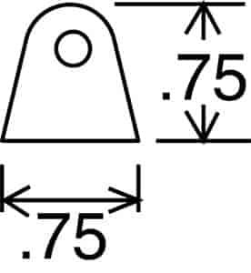 Tab with 3/16" Hole