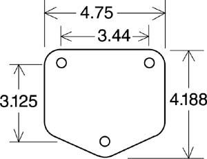 Side Motor Mount Plate for Chevy Blocks
