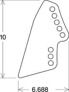 4-Link Frame Brackets - 2" x 3" Rails Set of 4