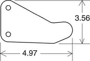 Adjustable Shock Brackets - Moves Rearward 1.5"