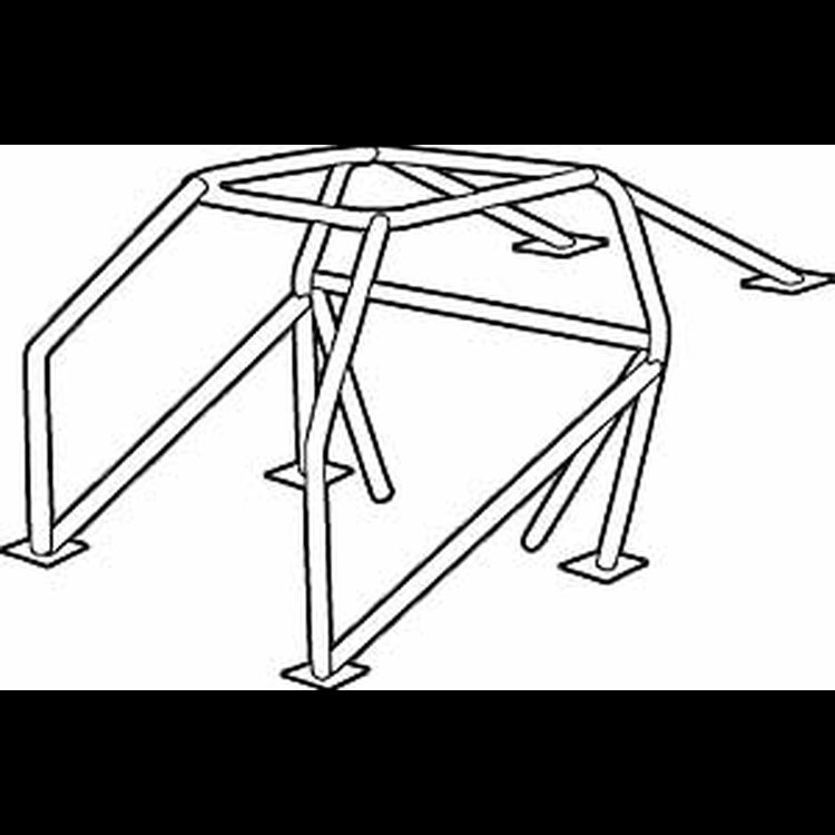 10-Point Roll Cage Kit for 1952 Studebaker
