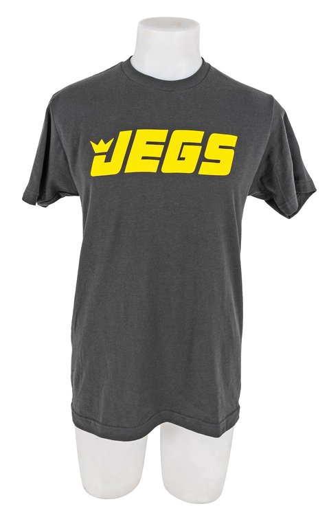 Official Logo Mens Fine Jersey Tee [Medium, Charcoal]
