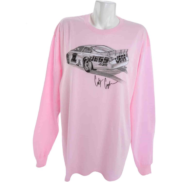 Cody Coughlin Signature Sketch Long Sleeve Shirt Pink