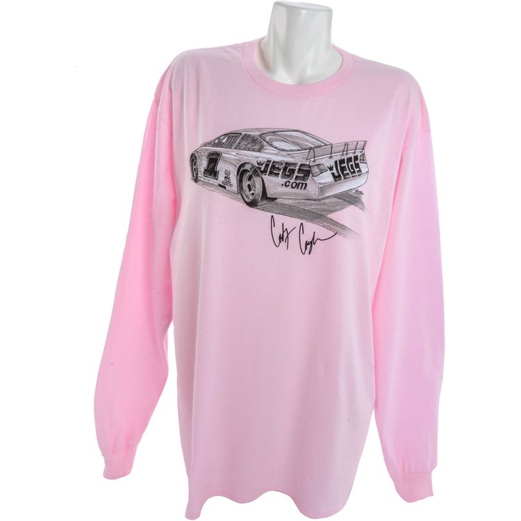Cody Coughlin Signature Sketch Long Sleeve Shirt Pink