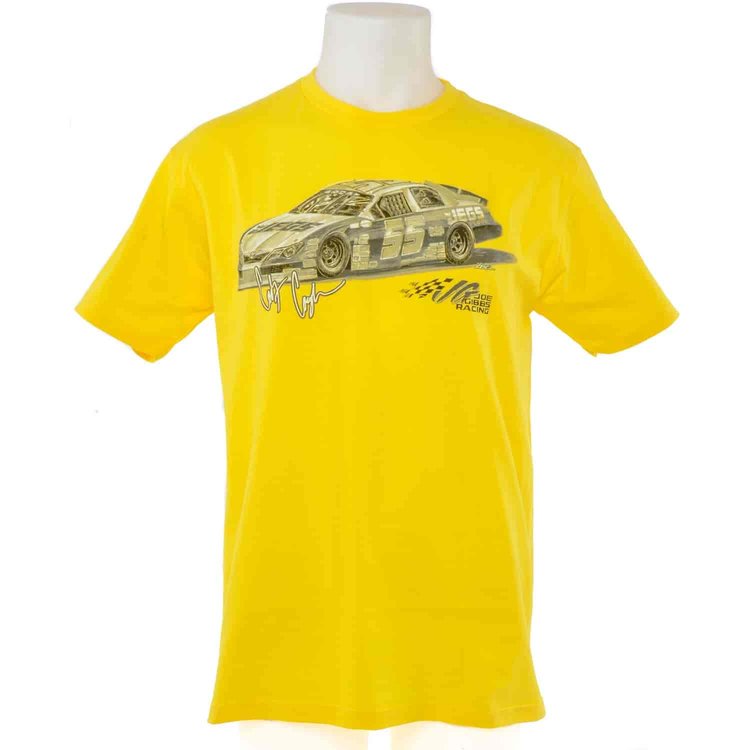Cody Coughlin Car Sketch T-Shirt Yellow