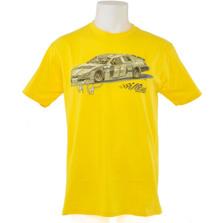 Cody Coughlin Car Sketch T-Shirt Yellow
