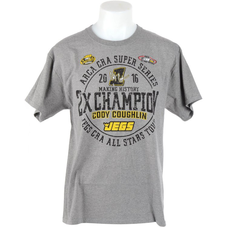 Cody Coughlin 2016 2 Time Champion T-Shirt X-Large