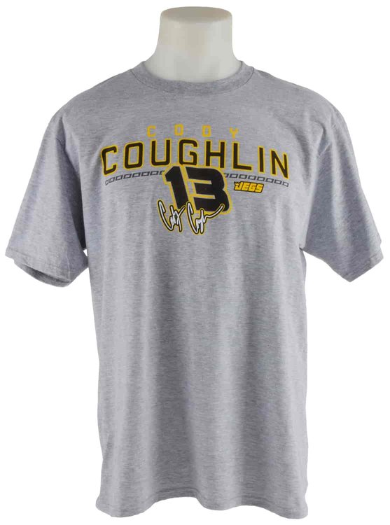 Cody Coughlin #13 Truck T-Shirt Large Gray