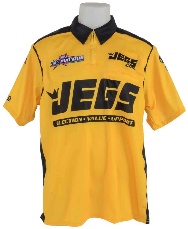 Men's Pro Mod Race Team Crew Shirt Yellow 3X-Large