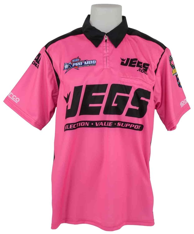 Men's Pro Mod Race Team Crew Shirt Pink Medium