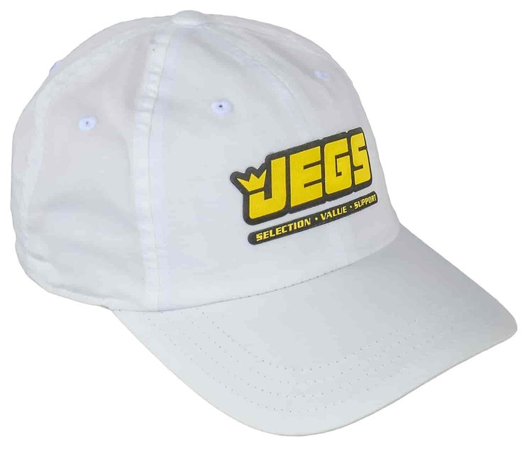 JEGS American Flag Hat White