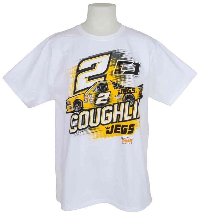 Cody Coughlin #2 Truck T-Shirt White 2X-Large