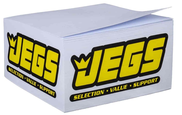 JEGS Notepad Cube