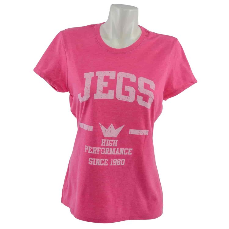 Ladies Fuchsia Tri-Blend T-Shirt XX-Large