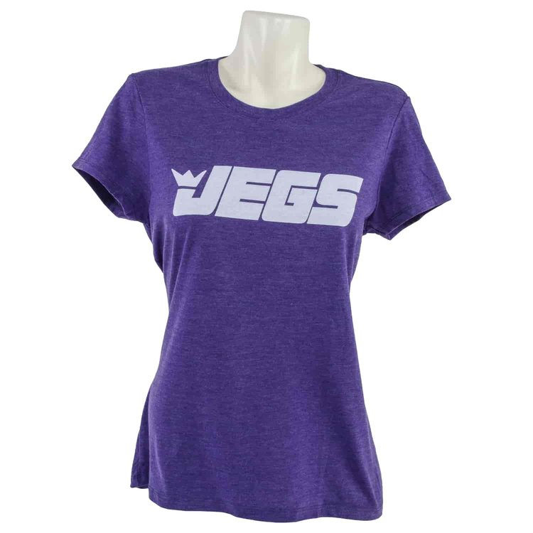 Ladies Standard Logo Purple Frost T-Shirt Medium