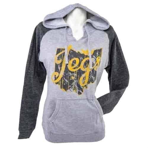 Ladies Ohio Logo Hoodie - X-Small