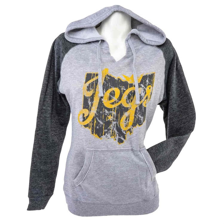 Ladies Ohio Logo Hoodie - Medium