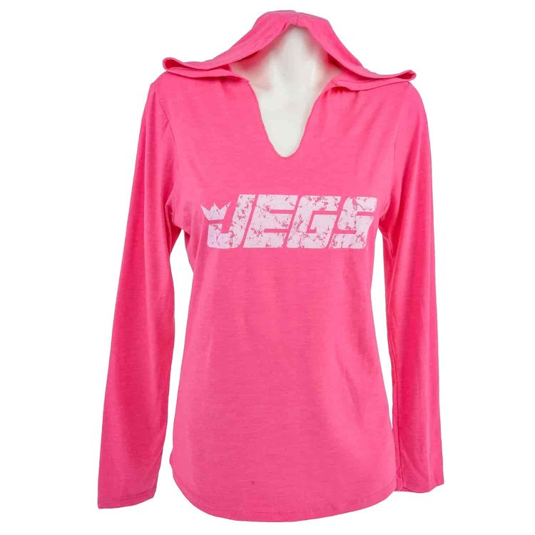 Ladies Fuchsia Frost Hoodie - Medium