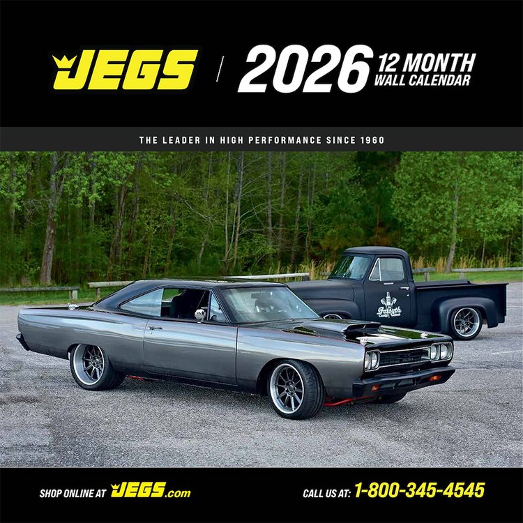 2026 12-Month Automotive Wall Calendar [Size: 12 in. x 12 in.]