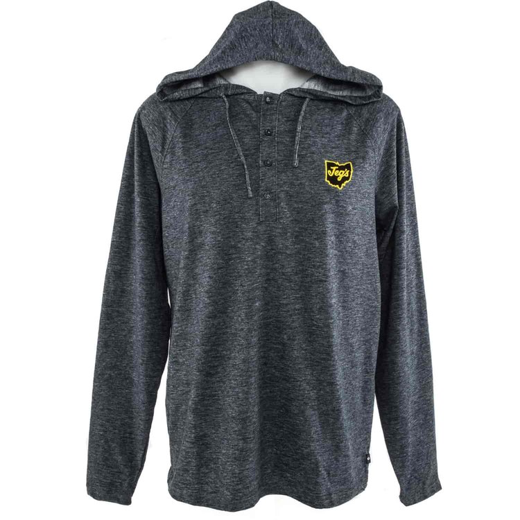 Button Hoodie 2X-Large