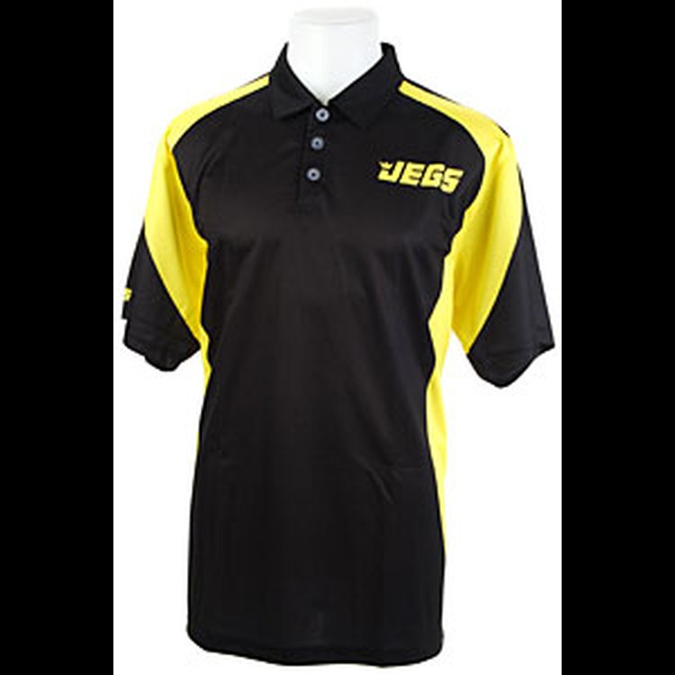 Sublimated Polo Black/Yellow