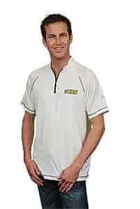 White ClimaCool ¼ -Zip Shirt Men"s Small