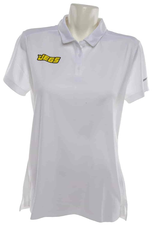 Nike Ladies Dry-Fit Polo Shirt White Medium