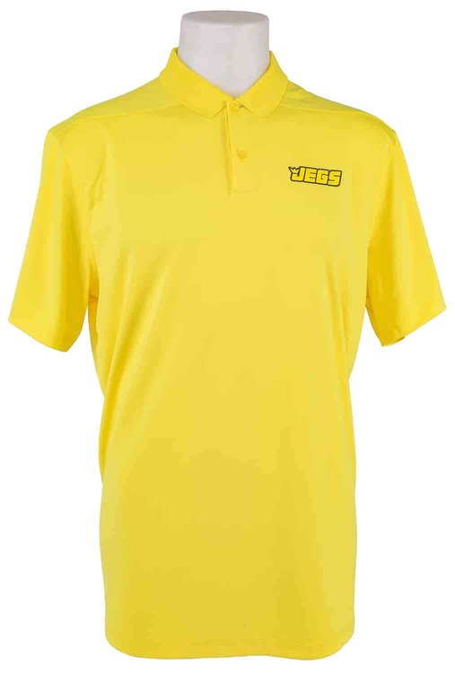 Nike Victory Yellow Short Sleeve Golf Polo - Medium