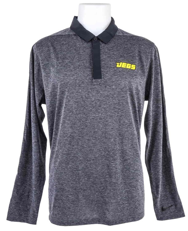 Mens Nike Dri-Fit Long Sleeve Polo - Medium