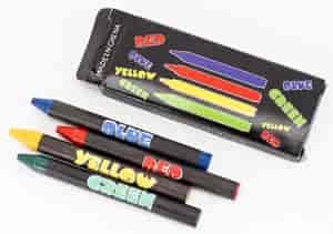 Crayons 4-Pack (blue, yellow, red and green)