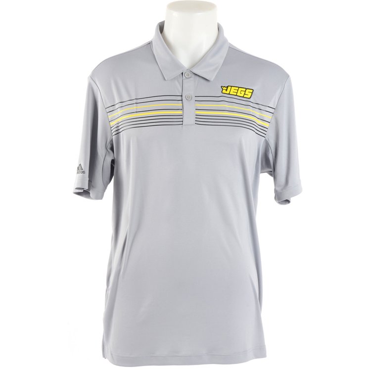 Adidas ClimaCool Chest Print Stripe Polo Medium