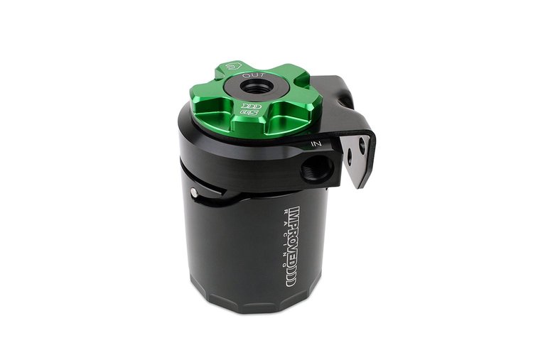 CCS-351 Quick Release Oil Catch Can, CCS High Efficiency, 3.5 fl. Oz., with Drain Port