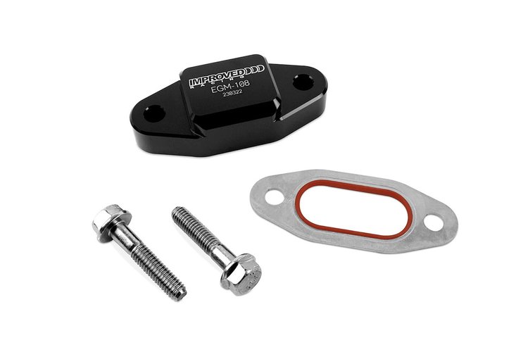 EGM-108 Oil Cooler Block-Off Cover Plate, GM LS Engine