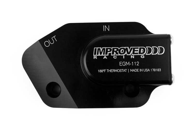EGM-112-T7 Low-Profile Oil Cooler Thermostat For GM LS Engines, 212-degrees F