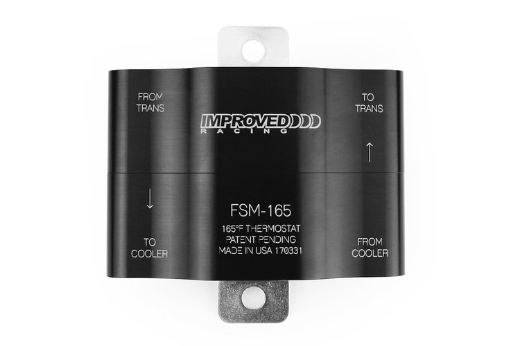FSM-165 High-Flow Inline Oil Cooler Thermostat, 165-degrees F