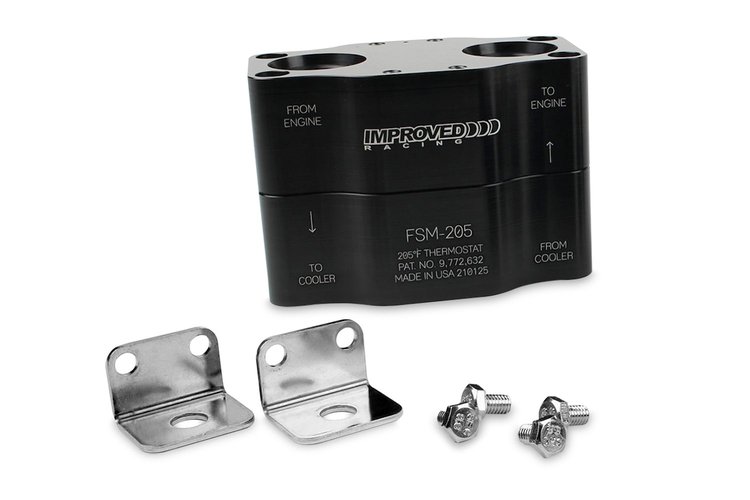 FSM-205 High-Flow Engine Oil Cooler Thermostat, 205-degrees F
