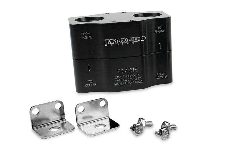 FSM-215 High-Flow Engine Oil Cooler Thermostat, 215-degrees F