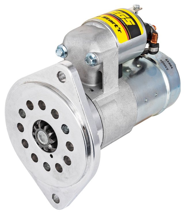Hitachi-Style Mini Starter for Small Block Ford 221, 260, 289, 302, 351W Engines w/Manual 164T Flywheel
