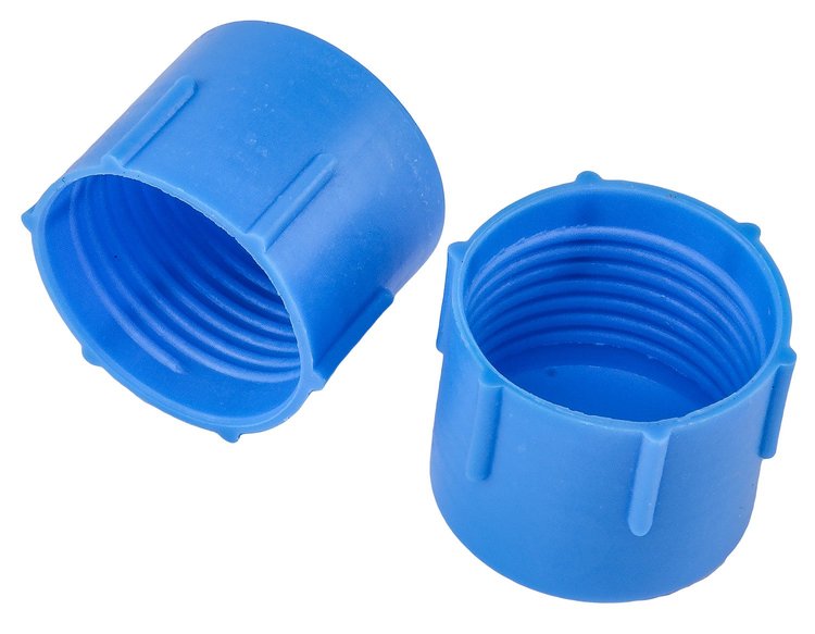 Plastic Caps -08AN 6 pack