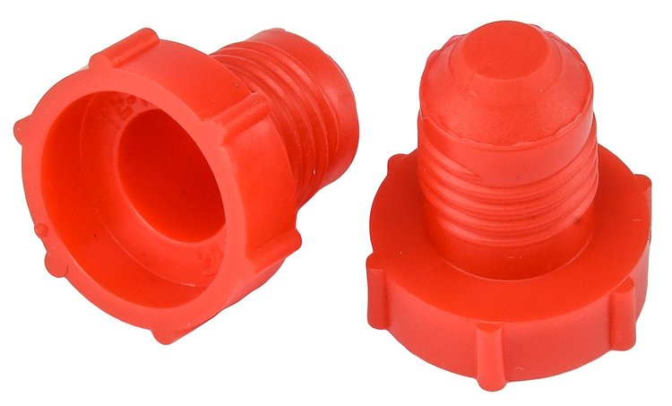 Plastic Plugs -04AN 6 pack