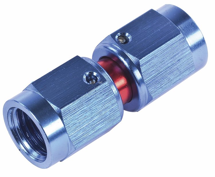 Blue/Red -3AN Swivel Coupler
